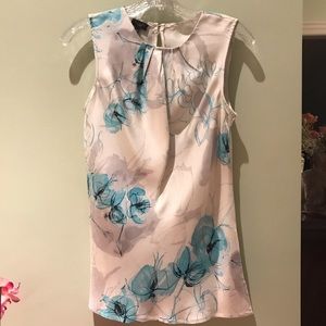 100% Silk Floral Top